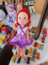 Red Hair 30CM Doll with Purple Dress kenya